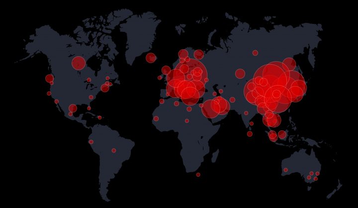 Covid-19 Worldwide Spread Map